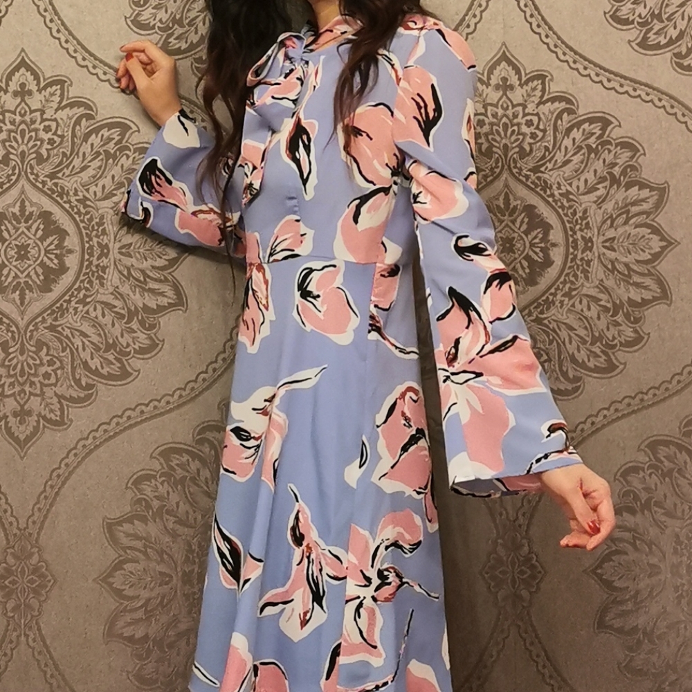 NWOT Liu Jo floral print skater dress